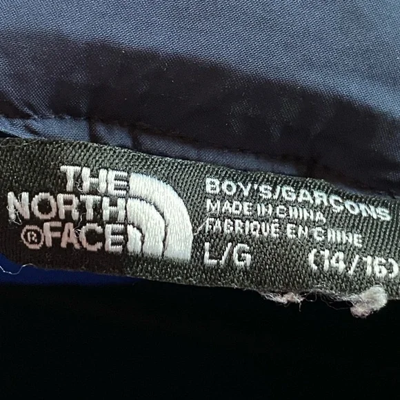 The North Face Kids Blue Puffer Jacket 14/16